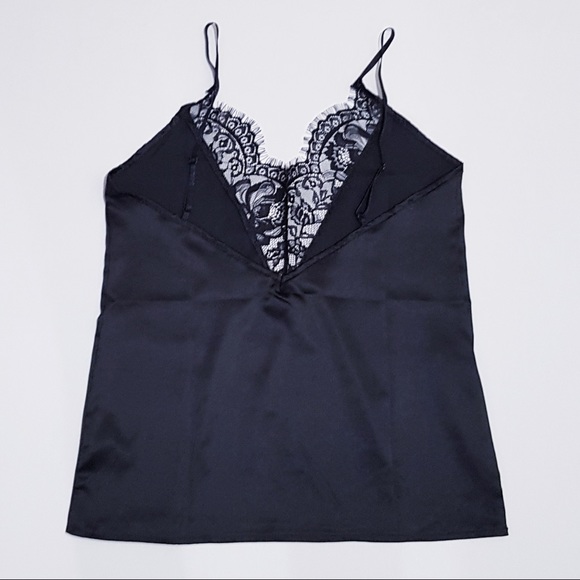 Black lace blouse Cami - Picture 6 of 8